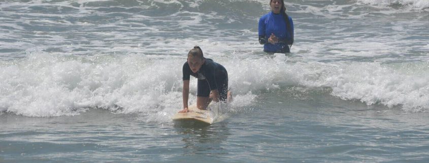 Huntington Beach Girls Surfing Lesson