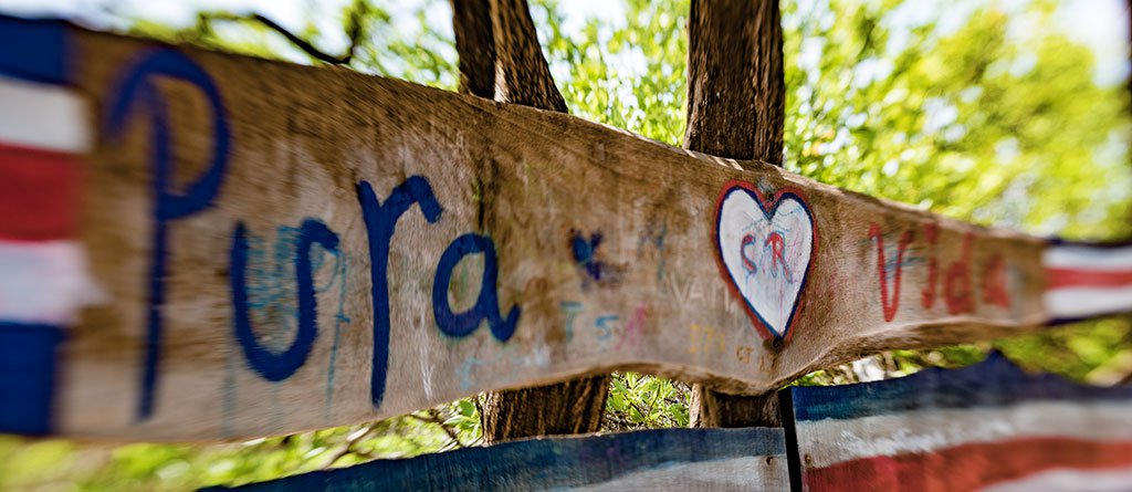 Nosara, Costa Rica Surf Resort Pure Vida Sign