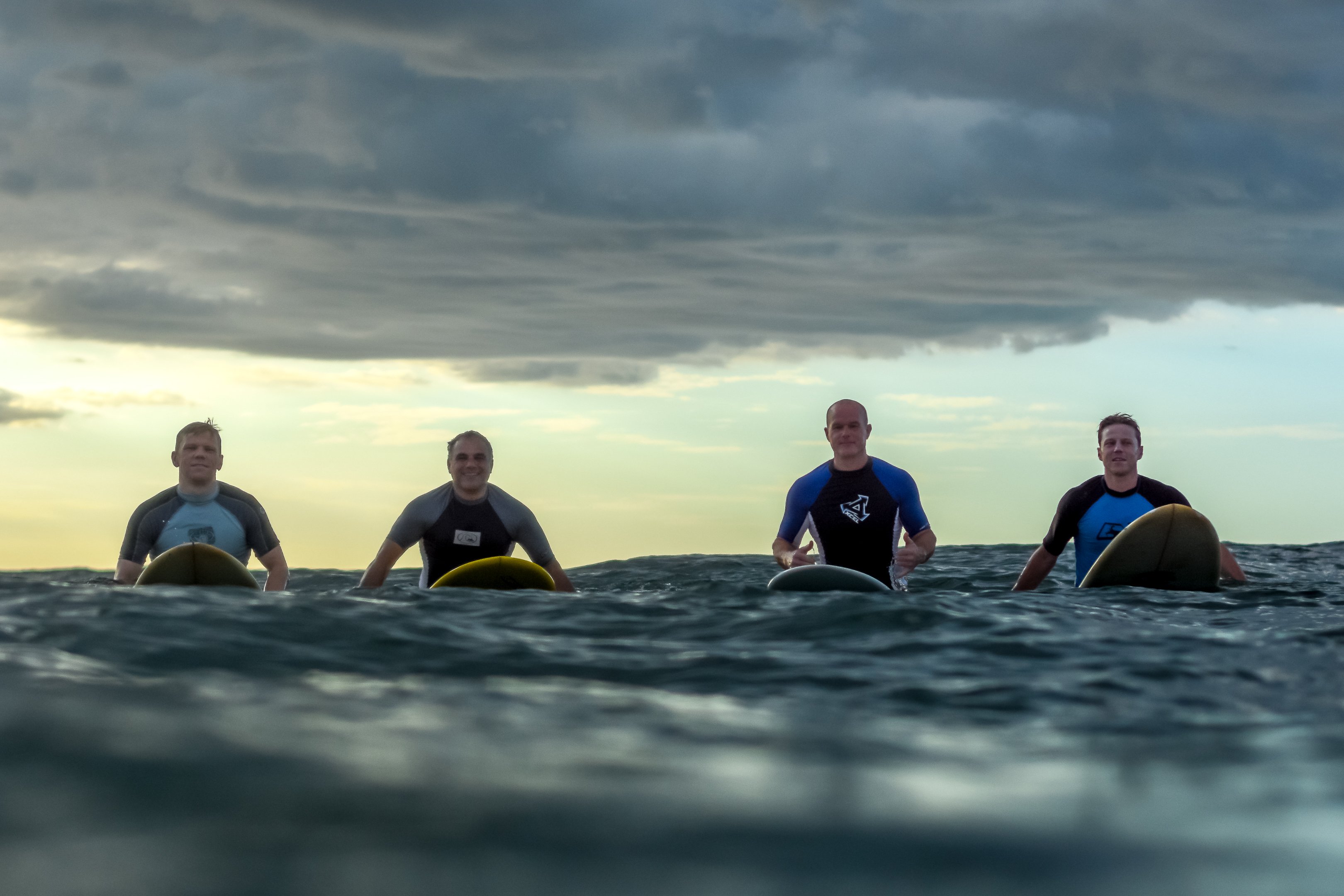 Sunset Surf Session at Corky Carroll's Surf School Costa Rica Surf Resort