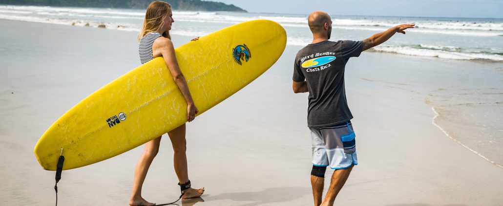 Prepare for Surfing Lesson