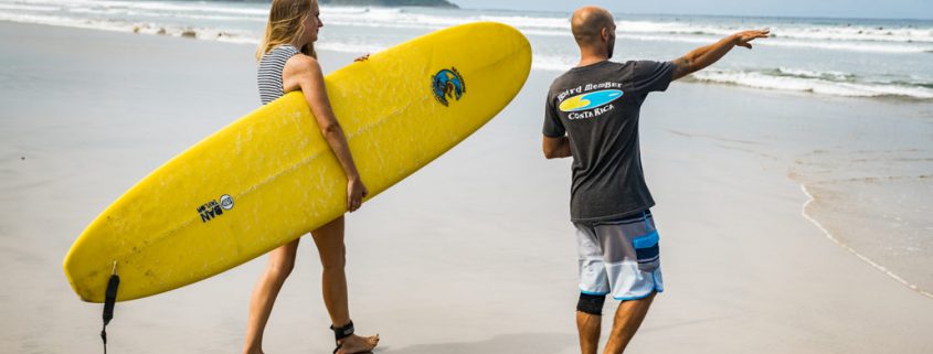 Prepare for Surfing Lesson