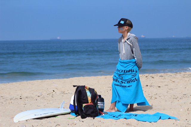 Towel, Hat, and Beach Bag