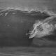 Corky Carroll Surfing Big Wave